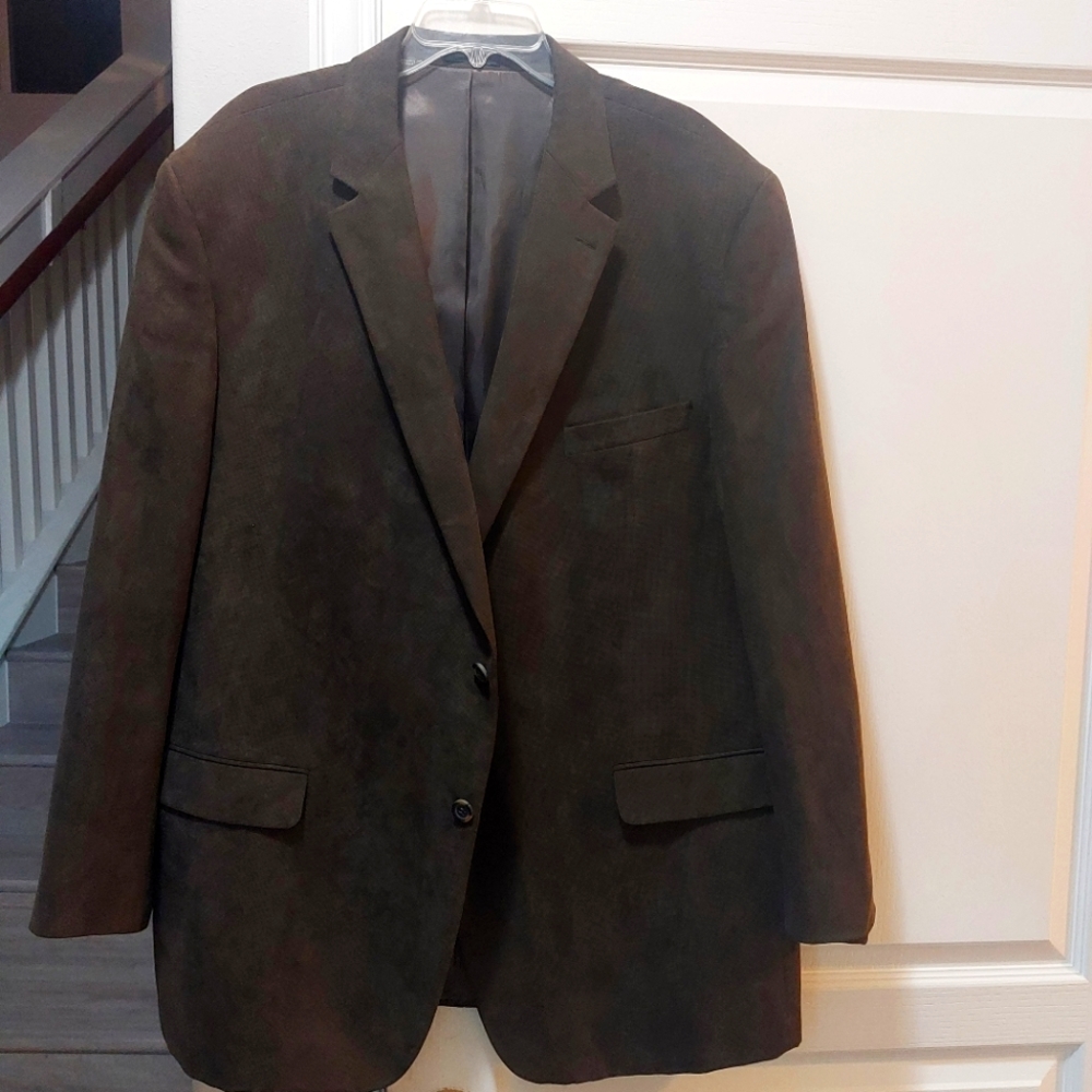 Andrew Fezza Men's Two Button Down Blazer Size 52L